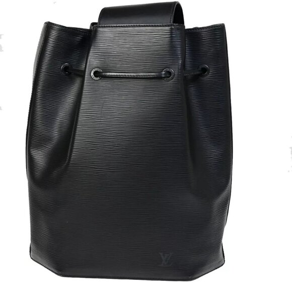 LOUIS VUITTON LV Sac A Dos Shoulder Bag Epi Leather Black France